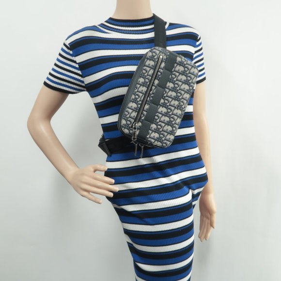 Dior Navy Cloth Crossbody Bag - Picture 12 of 12